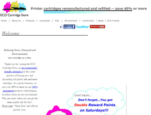 Tablet Screenshot of ecocartridgestore.com